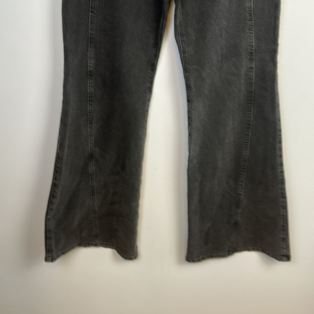 Free People We The Free Florence Flare Jeans High Rise Size 32 Stretch Cotton - Picture 6 of 16